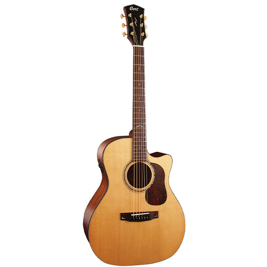 Cort Gold-A6 Acoustic Guitar-Natural