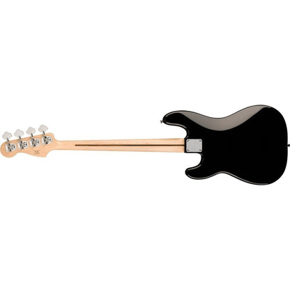 Squier Sonic Precision Bass Guitar w/White Pickguard, Laurel FB - Black -  BUNDLE DEALS