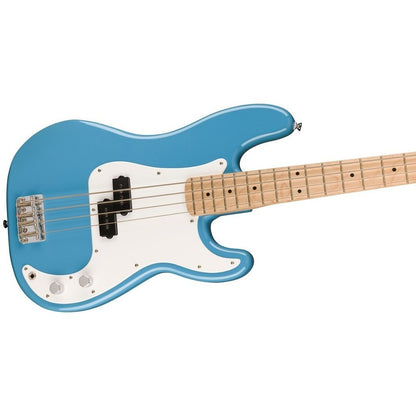 Squier Sonic Precision Bass Guitar w/White Pickguard, Maple FB - California Blue -  BUNDLE DEALS