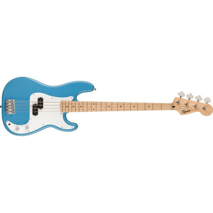 Squier Sonic Precision Bass Guitar w/White Pickguard, Maple FB - California Blue -  BUNDLE DEALS