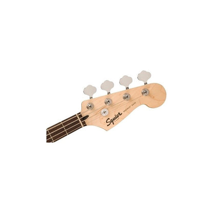 Squier Sonic Bronco Bass Guitar with White Pickguard, Laurel FB - Black - BUNDLE DEALS