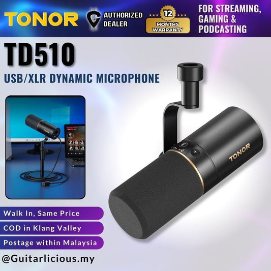 TONOR TD510 USB/XLR Microphone for Gaming, Streaming, YouTube, Podcasting, Singing - ( TD-510 / TD 510 )