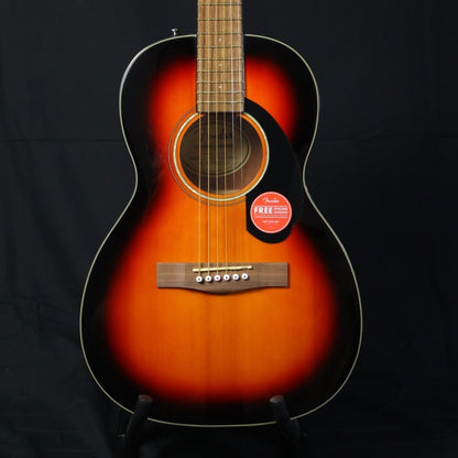 Fender CP-60S Parlor Acoustic Guitar, Walnut FB -  Sunburst ( CP 60S / CP60S / CP-60S-SB )