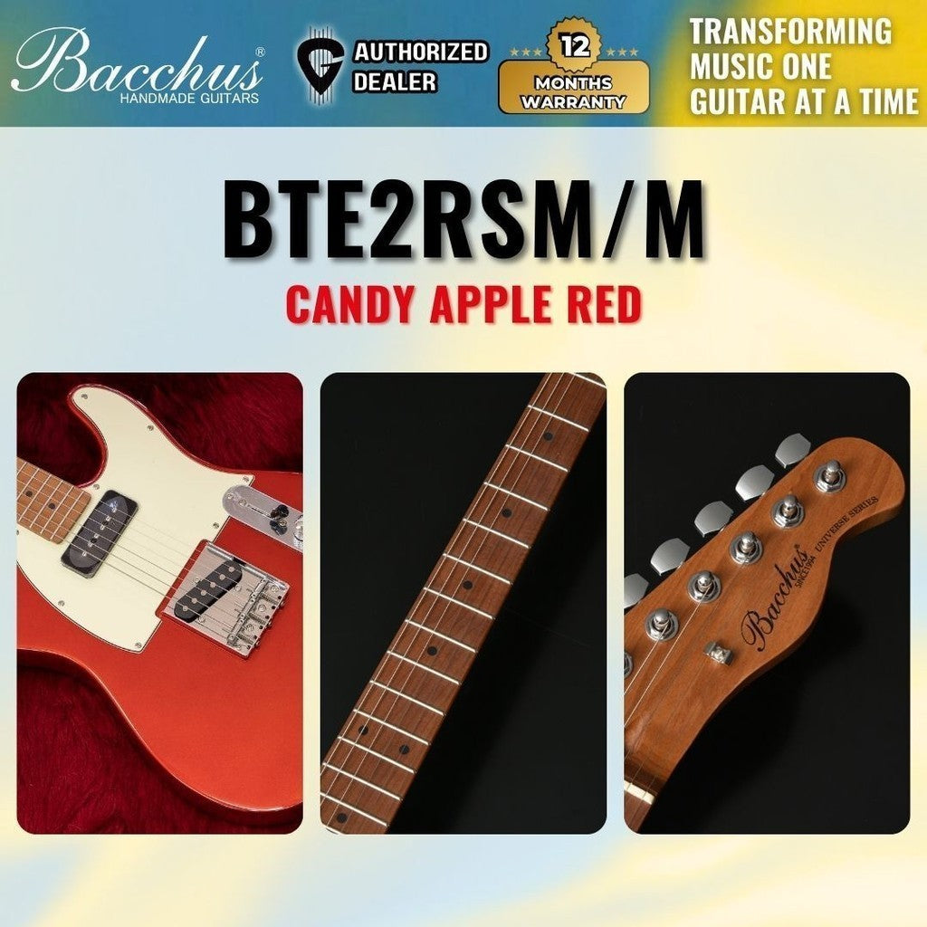 Bacchus BTE-2-RSM/M Roasted Maple Fretboard, Telecaster Electric