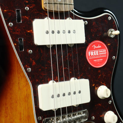 Squier Classic Vibe 60s Jazzmaster Humbucker Electric Guitar, Laurel FB, 3-Tone Sunburst ( CV60S )