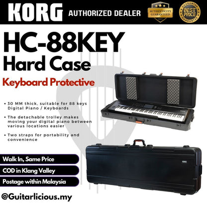 KORG HC-88Key Keyboard Piano Protective Hard Case ( HC88 / HC 88 / HC-88 )