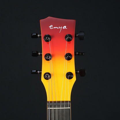 Enya Nova Go Sonic Carbon Fiber composite Electric Guitar with Built In Speaker - Volcano Red ( Sonic-VRD / Go-Sonic )