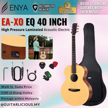 ENYA EA-X0 EQ 41" HPL European Spruce Top Acoustic-Electric Guitar w/ Transacoustic SP1 Pickup ( ENY-EA-X0-P / EA-X0EQ )