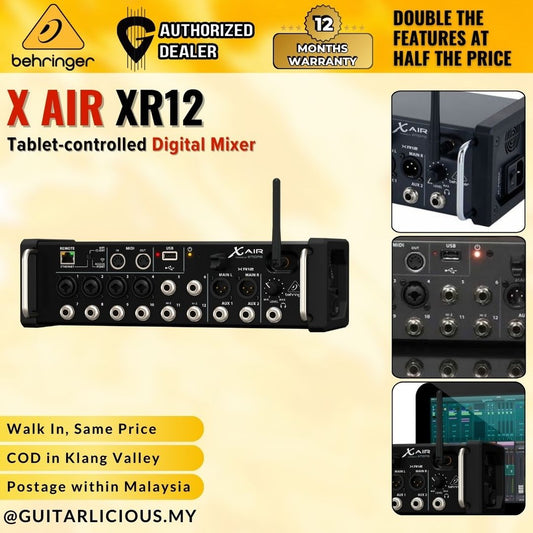 Behringer X Air XR12 Tablet-controlled Digital Mixer - 16 Channels ( XR-12 /  XAir XR-12 / X-Air )