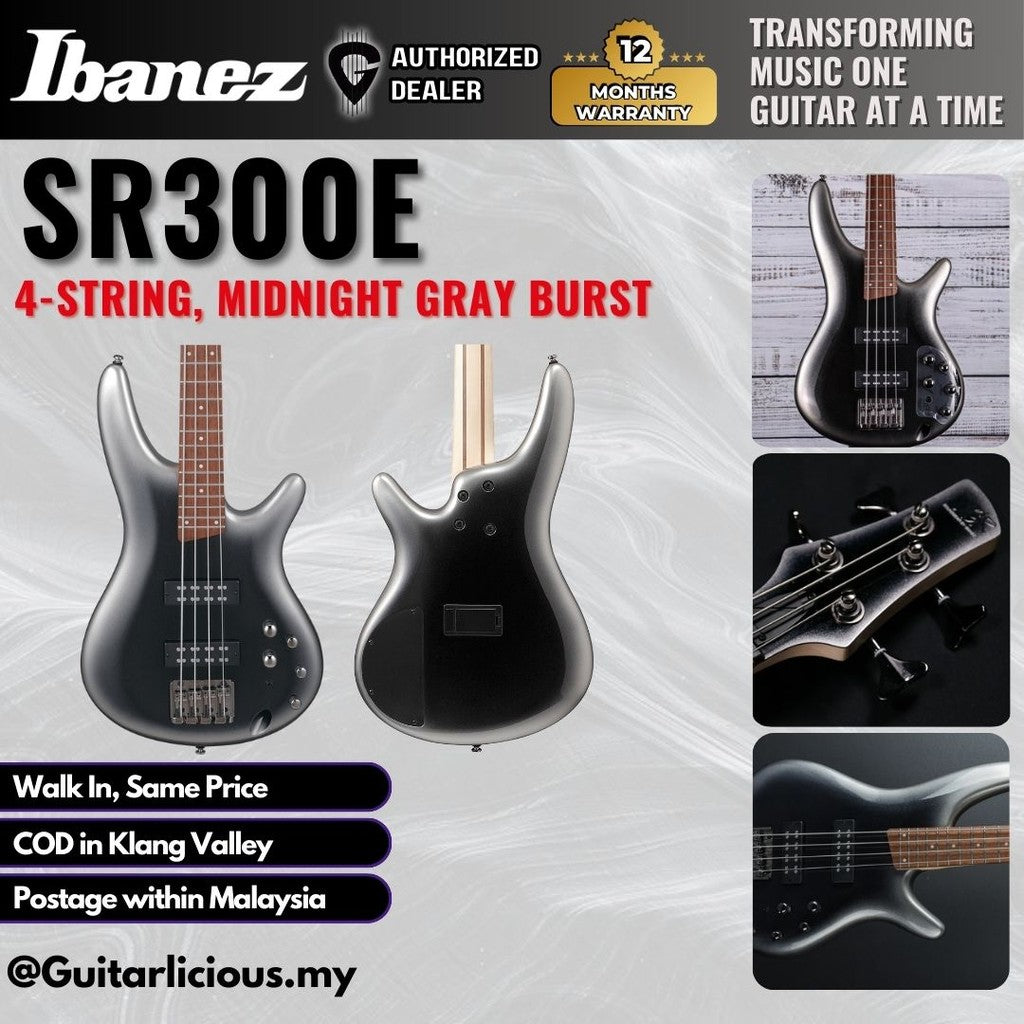 Ibanez SR300E 4 String Electric Bass Guitar with Active Pickup