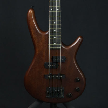 Ibanez GSRM20B 4 String Mikro Short Scale Bass Guitar - Walnut Flat ( GSRM20B-WNF / GSRM-20B / GSRM 20B )