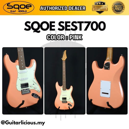 SQOE SEST700 Super Stratocaster HSS Electric Guitar with Alter Switch ( SEST / SEST-700 / ST 700 )