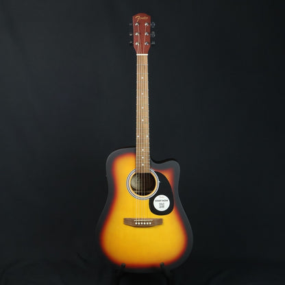 Fender FA-25CE Dreadnought Acoustic Guitar with Pick Up, Walnut FB, 3-Color Sunburst ( FA 25CE / FA25CE / FA-25CE-3SB )