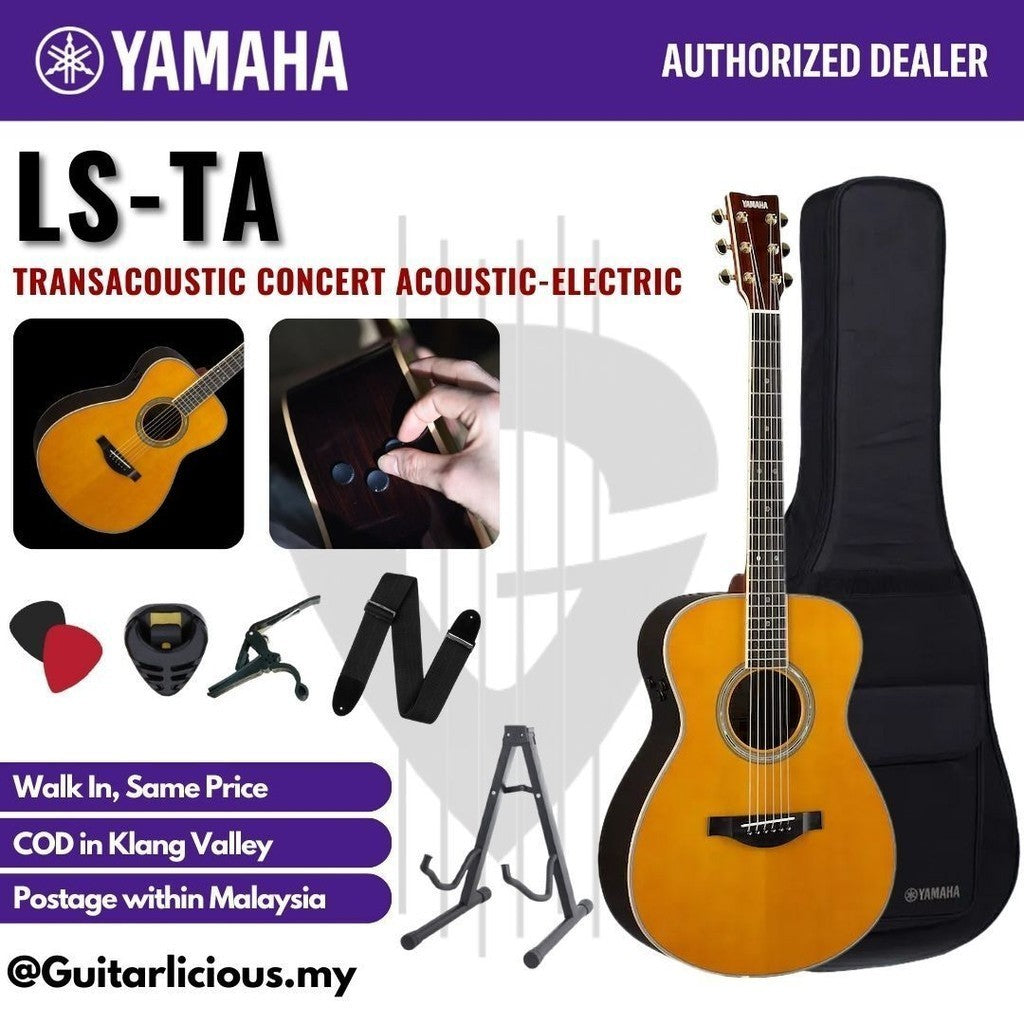 Yamaha LS-TA TransAcoustic Concert Guitar Semi Acoustic LSTA