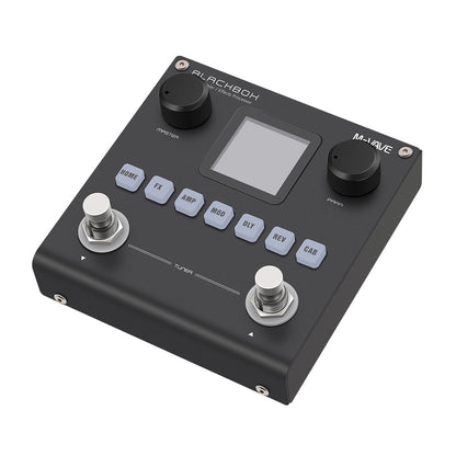 M-VAVE BLACKBOX Guitar Effect Pedal Multifunctional Guitar/Bass Effector Built-in battery, 80 Presets 6 Effects Module