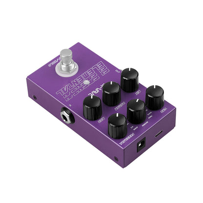 M-vave Elemental Digital Delay Pedal, 9 Different Delay Effects, Support for TAP and HOLD Mode,Delay Guitar Pedal