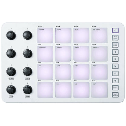 M-VAVE SMC-PAD LaunchPad USB-C and Portable Design Wireless MIDI Controller ( SMC PAD )