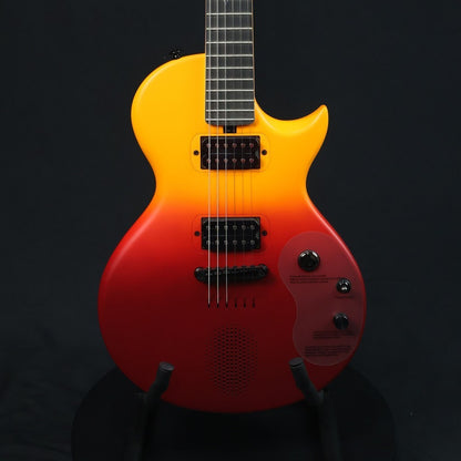 Enya Nova Go Sonic Carbon Fiber composite Electric Guitar with Built In Speaker - Volcano Red ( Sonic-VRD / Go-Sonic )