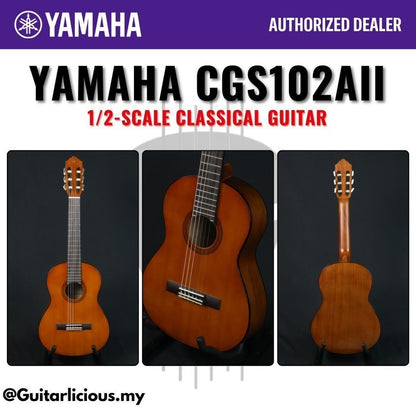 Yamaha CGS102AII 1/2-Scale Classical Beginner Guitar ( CGS-102AII / CGS 102A II / CGS-102A-II )