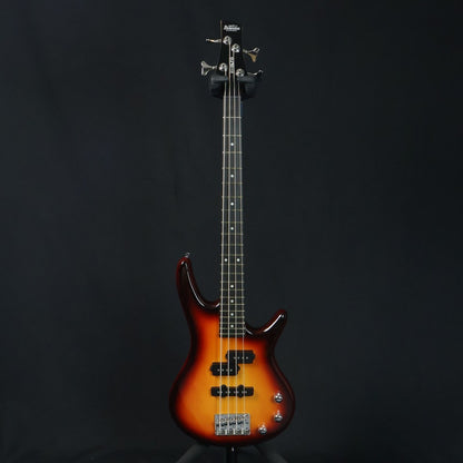 Ibanez GSRM20 4 String Passive Pick up Mikro Short-Scale Bass Guitar - Brown Sunburst ( GSRM-20 / GSRM 20 / GSRM20-BS )