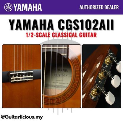 Yamaha CGS102AII 1/2-Scale Classical Beginner Guitar ( CGS-102AII / CGS 102A II / CGS-102A-II )