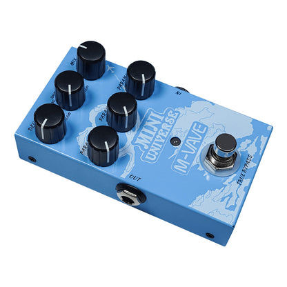 M-VAVE Mini Universe Digital Reverb Pedal 9 Reverb Effects Room/Shimmer/Lofi/Spring Reveb Effect Pedals