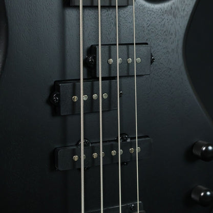 Ibanez GSRM20B 4 String Mikro Short Scale Bass Guitar - Weathered Black ( GSRM20B-WK / GSRM-20B / GSRM 20B )