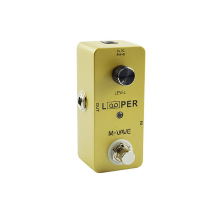 M-vave MINI Looper Effect Pedal Recording Time Max 5 minutes Noise Killer Unlimited Overdubs Looper Guitar Pedal