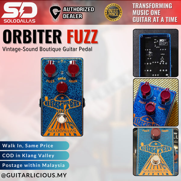 SoloDallas Orbiter Fuzz Effect Pedal (  SD-ORBT-BLU ) - (Website Clearance)
