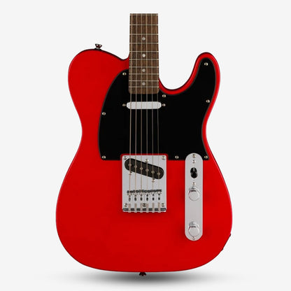 Squier Sonic Telecaster Electric Guitar w/Black Pickguard, Laurel FB - Torino Red