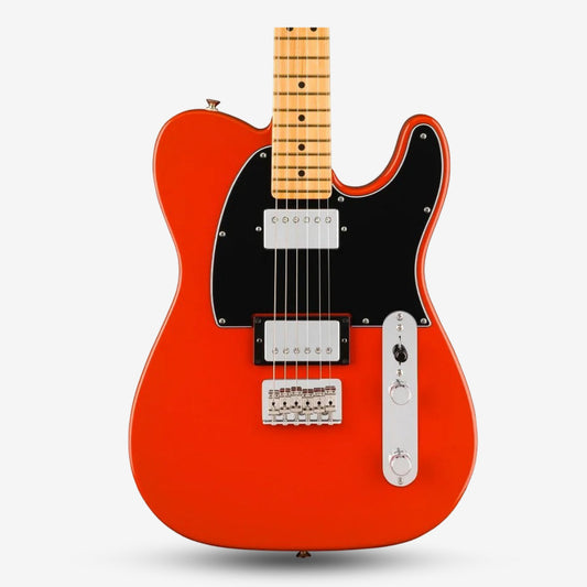 Fender Player II Telecaster HH Electric Guitar, Maple FB - Coral Red