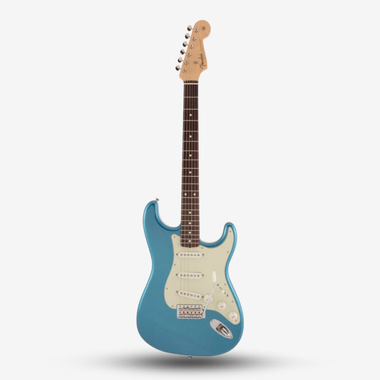 Fender Japan Traditional II 60s Stratocaster Electric Guitar, SSS Pick Up , Rosewood FB - Lake Placid Blue