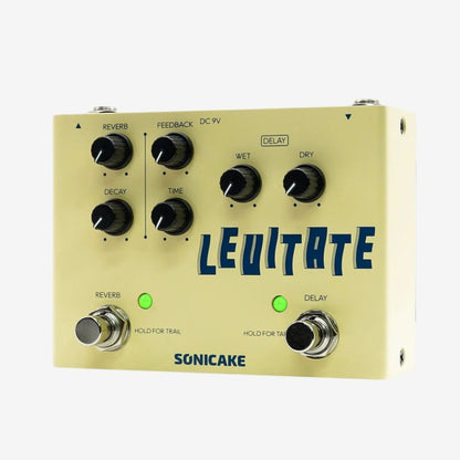 Sonicake QDS-02 Levitate Digital Delay and Reverb 2 in 1 Guitar Effects Pedal