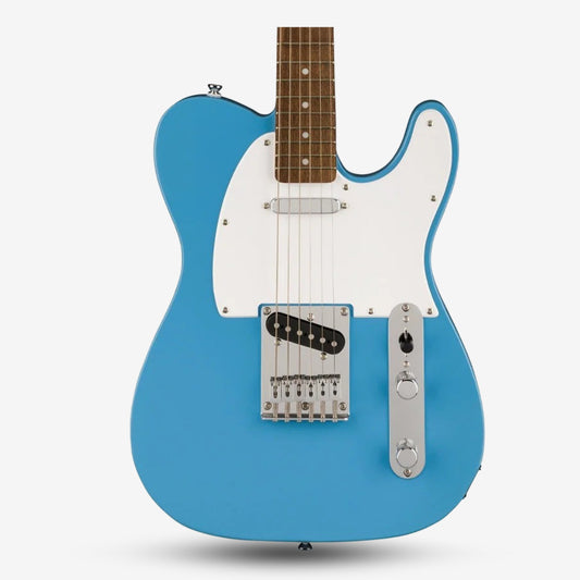 Squier Sonic Telecaster Electric Guitar w/White Pickguard, Laurel FB - California Blue