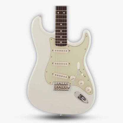 Fender Japan Traditional II 60s Stratocaster Electric Guitar, SSS Pick Up , Rosewood FB - Olympic White