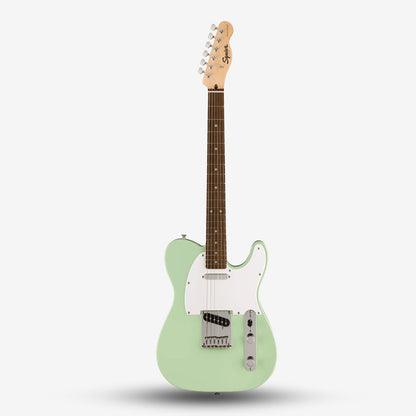 Squier FSR Sonic Telecaster Electric Guitar w/White Pickguard, Laurel FB - Surf Green