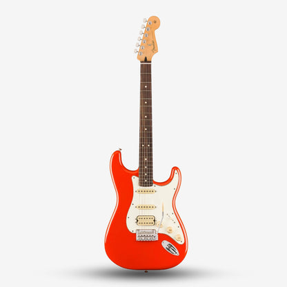 Fender Player II Stratocaster HSS Electric Guitar, Rosewood FB - Coral Red