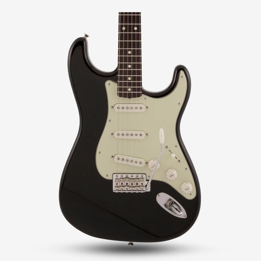 Fender Japan Traditional II 60s Stratocaster Electric Guitar, SSS Pick Up , Rosewood FB - Black