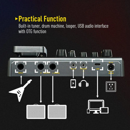 Sonicake QME-50 Matribox Multi-effects Processor With Expression Pedal