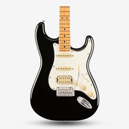 Fender Player II Stratocaster HSS Electric Guitar, Maple FB - Black