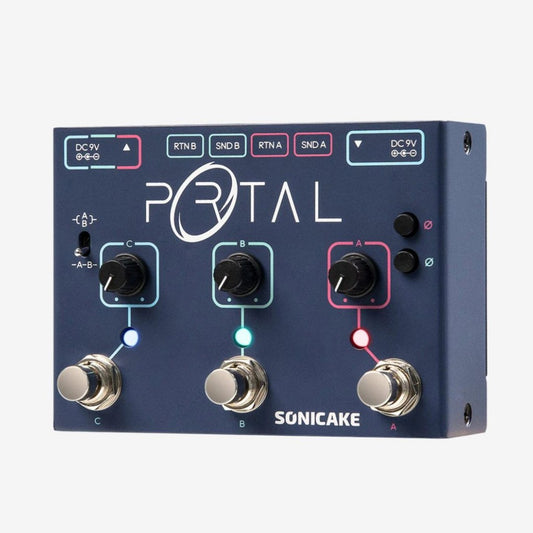 Sonicake QDS-06 Portal Active Signal Mixer Analog Line Selector ABY and FX Loop Effect Pedal