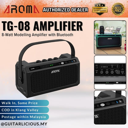 Aroma TG-08 8watt Modeling Amplifier with Bluetooth