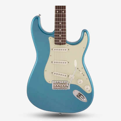 Fender Japan Traditional II 60s Stratocaster Electric Guitar, SSS Pick Up , Rosewood FB - Lake Placid Blue