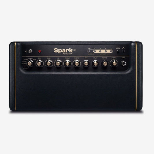 Positive Grid Spark Smart Guitar Amplifier , Black , 40 Watt Smart Guitar Amp & Bluetooth® Speaker ( Spark-40 )