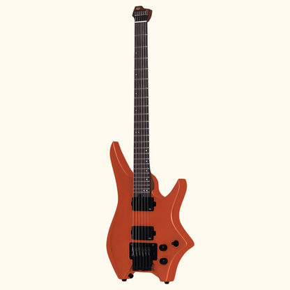 HILS NEXT Series Headless Guitar HN5 - Satin Metallic Coral Orange