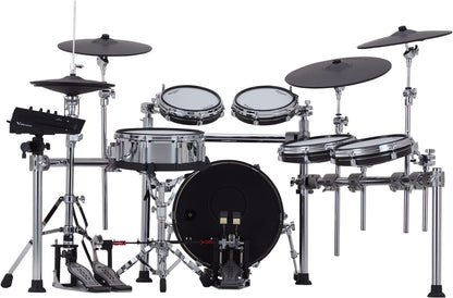 Roland TD-716 V-Drums Electronic Drum Set w/Drum Throne, Single Pedal