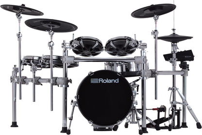 Roland TD-716 V-Drums Electronic Drum Set w/Drum Throne, Single Pedal