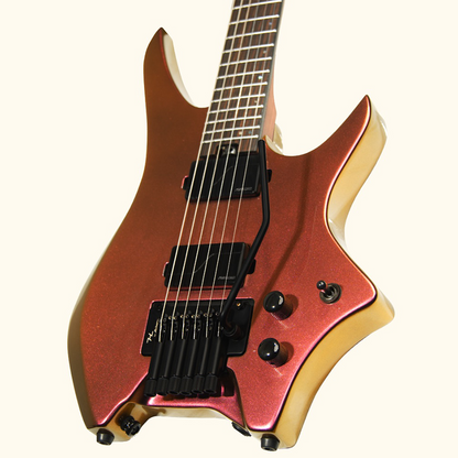 HILS NEXT Series Headless Guitar HN6 - Ultra Gold Chameleon